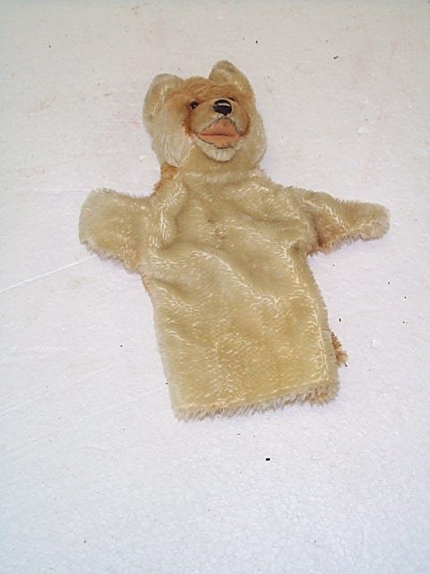 Vintage mohair fox puppet Steiff like. Measures 10