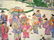 100: 19c PR CHINESE ROSEWOOD FRAMED PORCELAIN PLAQUES, - 6