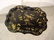 1123: EARLY VICTORIAN BLACK AND GILT-JAPANNED PAPIER MA - 2
