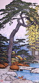 Toshi Yoshida (1911-1995) A SET OF THREE FRAMED (1 of 3)