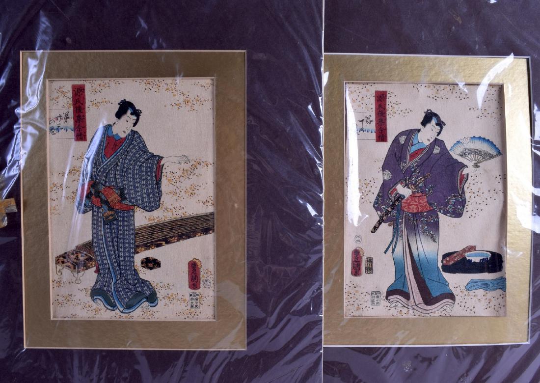 A SET OF FOUR 19TH CENTURY JAPANESE MEIJI PERIOD (1 of 3)