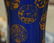 A CHINESE BLUE AND GILT GROUND PORCELAIN VASE bearing - 6