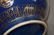 A CHINESE BLUE AND GILT GROUND PORCELAIN VASE bearing - 8