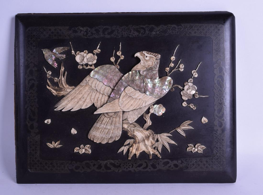 A 19TH CENTURY JAPANESE MEIJI PERIOD SHIBAYAMA BLACK (1 of 2)