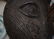 A GOOD ANTIQUE AFRICAN BENIN BRONZE MASK modelled in - 6