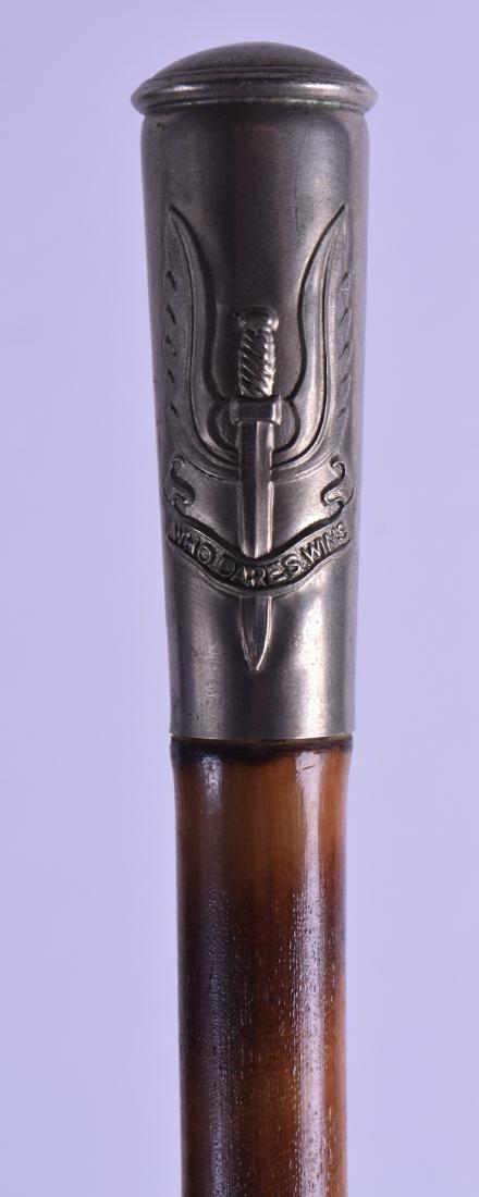 A LATE VICTORIAN/EDWARDIAN SWAGGER STICK the silver (1 of 2)