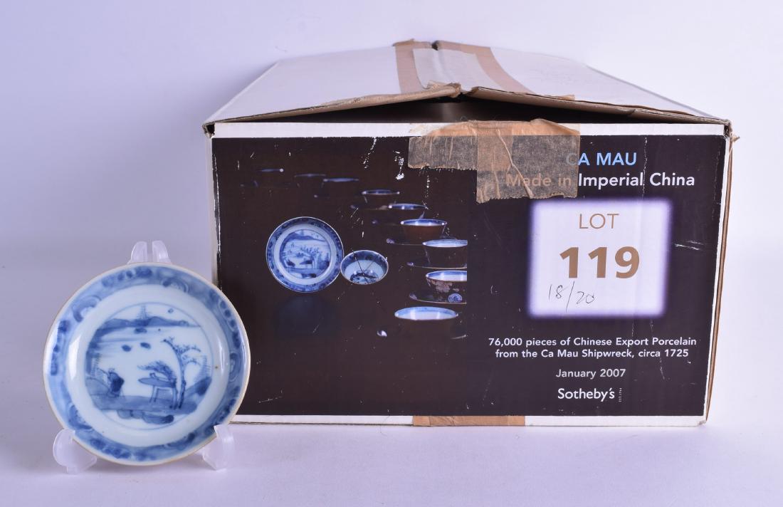 A BOXED SET OF TWENTY CHINESE CA MAU CARGO SAUCERS Lot (1 of 1)