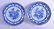 A PAIR OF EARLY 18TH CENTURY CHINESE EXPORT BLUE AND