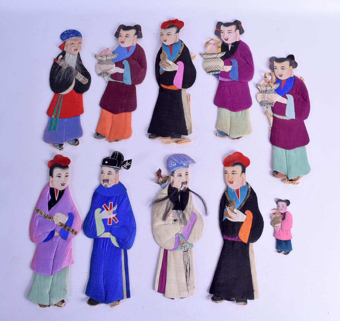 AN UNUSUAL GROUP OF NINE EARLY 20TH CENTURY CHINESE (1 of 1)