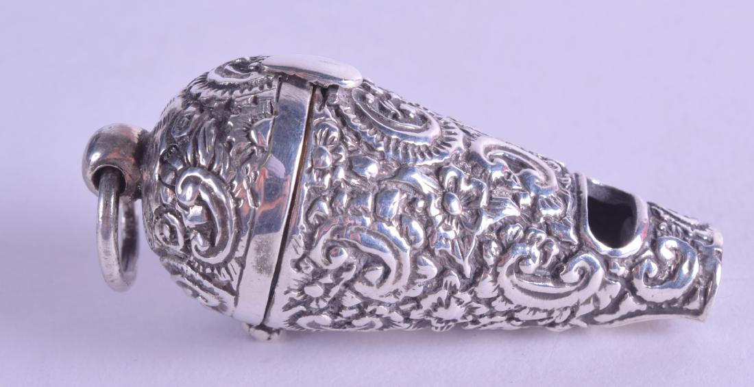 A NOVELTY SILVER WHISTLE VINAIGRETTE.: A NOVELTY SILVER WHISTLE VINAIGRETTE.