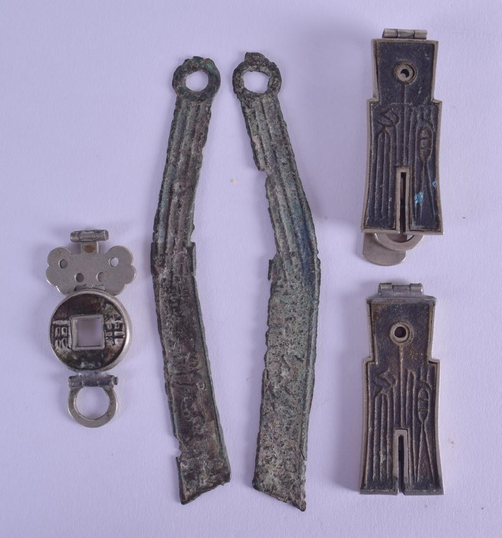 A SMALL GROUP OF CHINESE ARTIFACTS in various forms and (1 of 2)