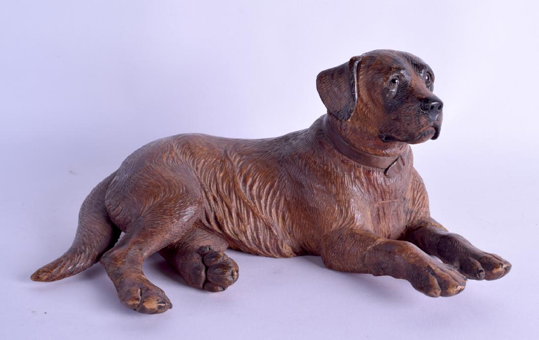 A GOOD EARLY 20TH CENTURY BAVARIAN BLACK FOREST FIGURE (1 of 3)