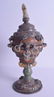 A 19TH CENTURY CHINESE TIBETAN SILVER ENAMEL AND - 3