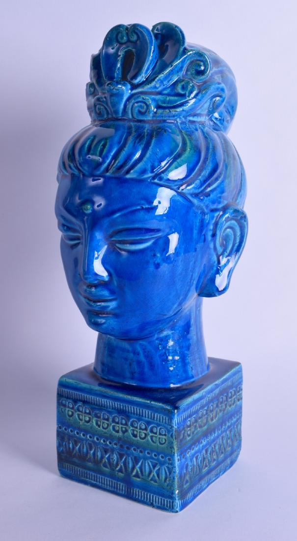 A 1970S ITALIAN BITOSSI POTTERY BUST OF A CHINESE (1 of 3)