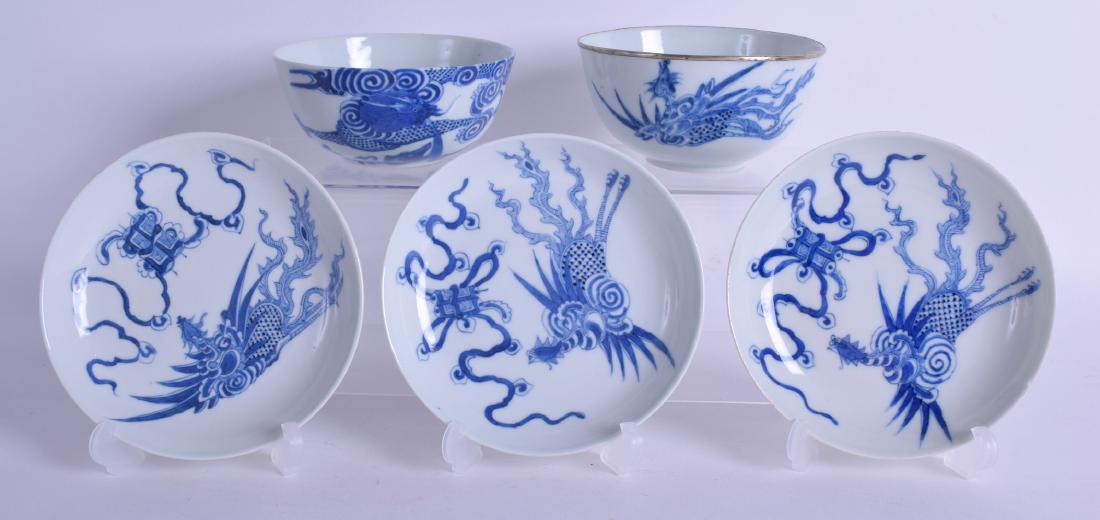 A GROUP OF FIVE 18TH/19TH CENTURY JAPANESE EDO PERIOD (1 of 2)