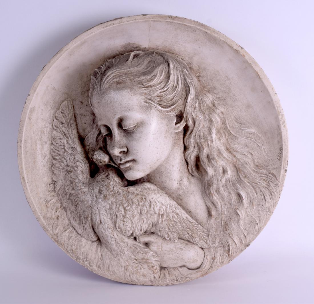 A GOOD LATE 19TH CENTURY CARVED EUROPEAN MARBLE (1 of 4)