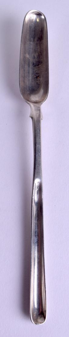 A VICTORIAN SILVER MARROW SCOOP. London 1838. 1.7 oz. (1 of 3)