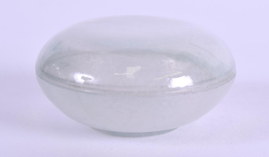 A FINE 18TH/19TH CENTURY CHINESE CARVED JADE BOX AND (1 of 4)