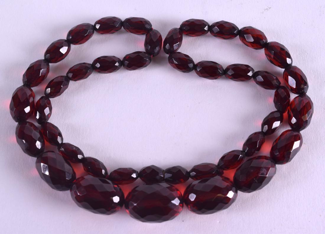 cherry amber necklace