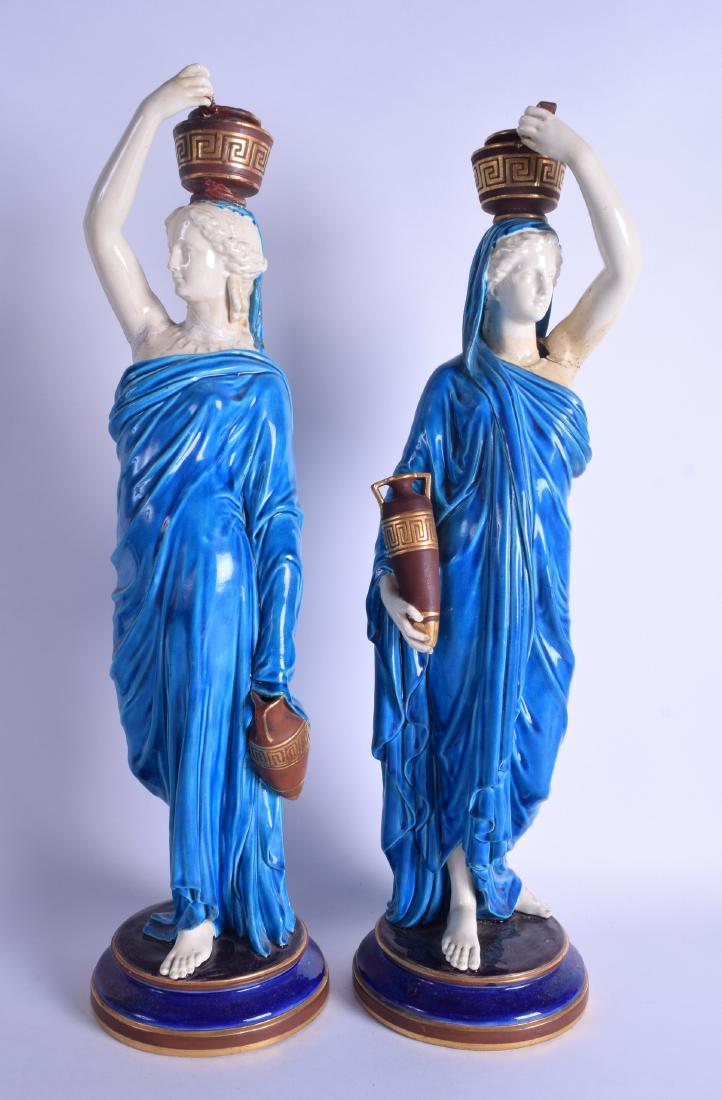 A RARE LARGE PAIR OF 19TH CENTURY ROYAL WORCESTER WATER (1 of 3)