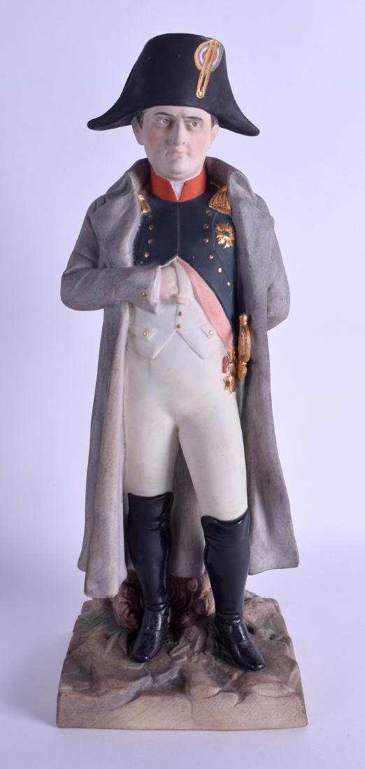A LARGE CAPO DI MONTE PORCELAIN FIGURE OF NAPOLEON (1 of 3)