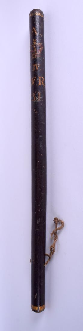 A WILLIAM IV TRUNCHEON C1831. 68 cm long. (1 of 3)