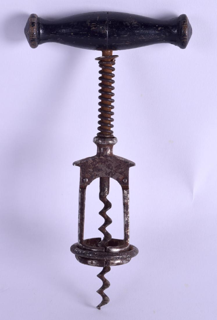 A VICTORIAN CORKSCREW. 17 cm long. (1 of 2)