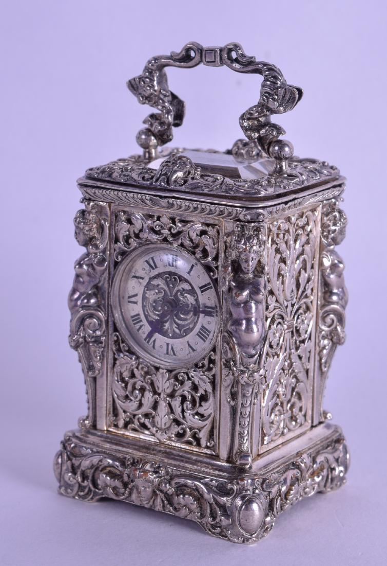 A FINE 19TH CENTURY FRENCH MINIATURE Miniature 19th Century French Silver