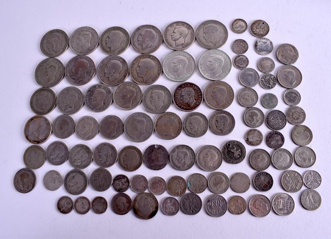 A GROUP OF PRE 1947 SILVER COINS. 474 grams. (qty) (1 of 1)
