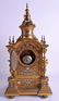 A LARGE 19TH CENTURY FRENCH ORMOLU AND CHAMPLEVE ENAMEL - 4