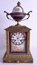A LARGE 19TH CENTURY FRENCH GILT BRONZE AND SEVRES