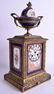 A LARGE 19TH CENTURY FRENCH GILT BRONZE AND SEVRES - 2
