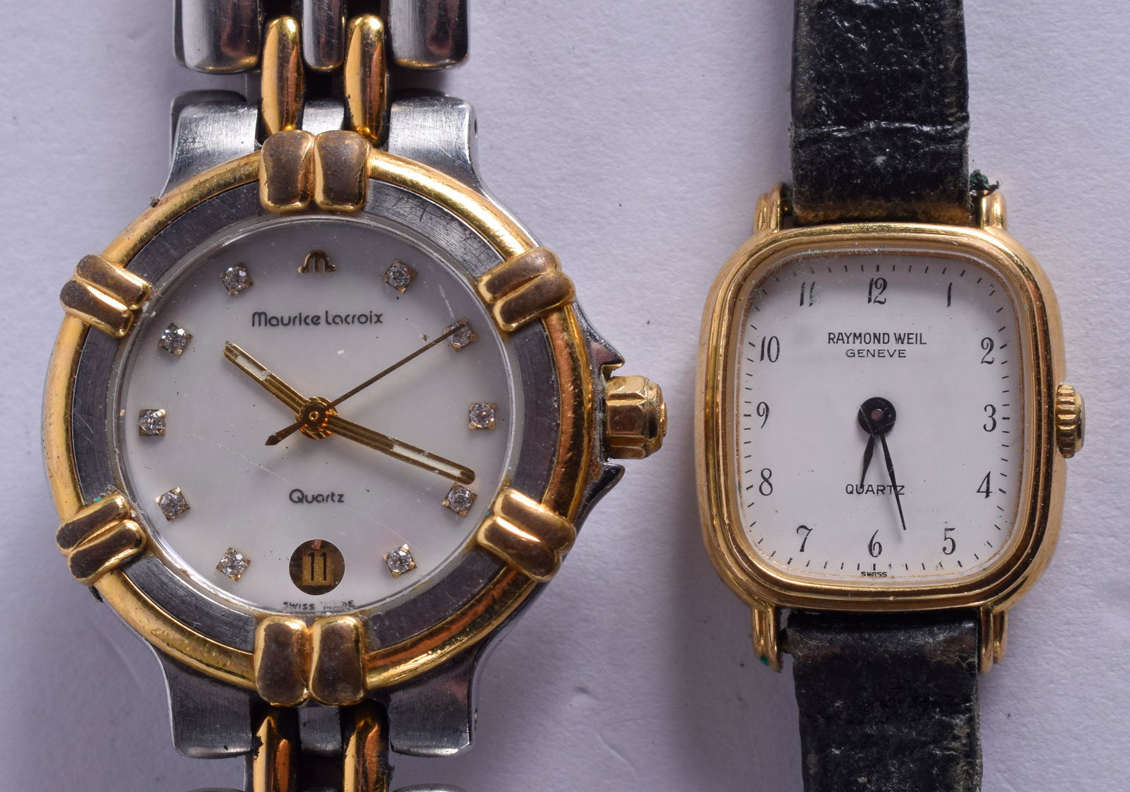 TWO WRISTWATCHES Raymond Weil & Maurice Lacroix. (2) (1 of 2)