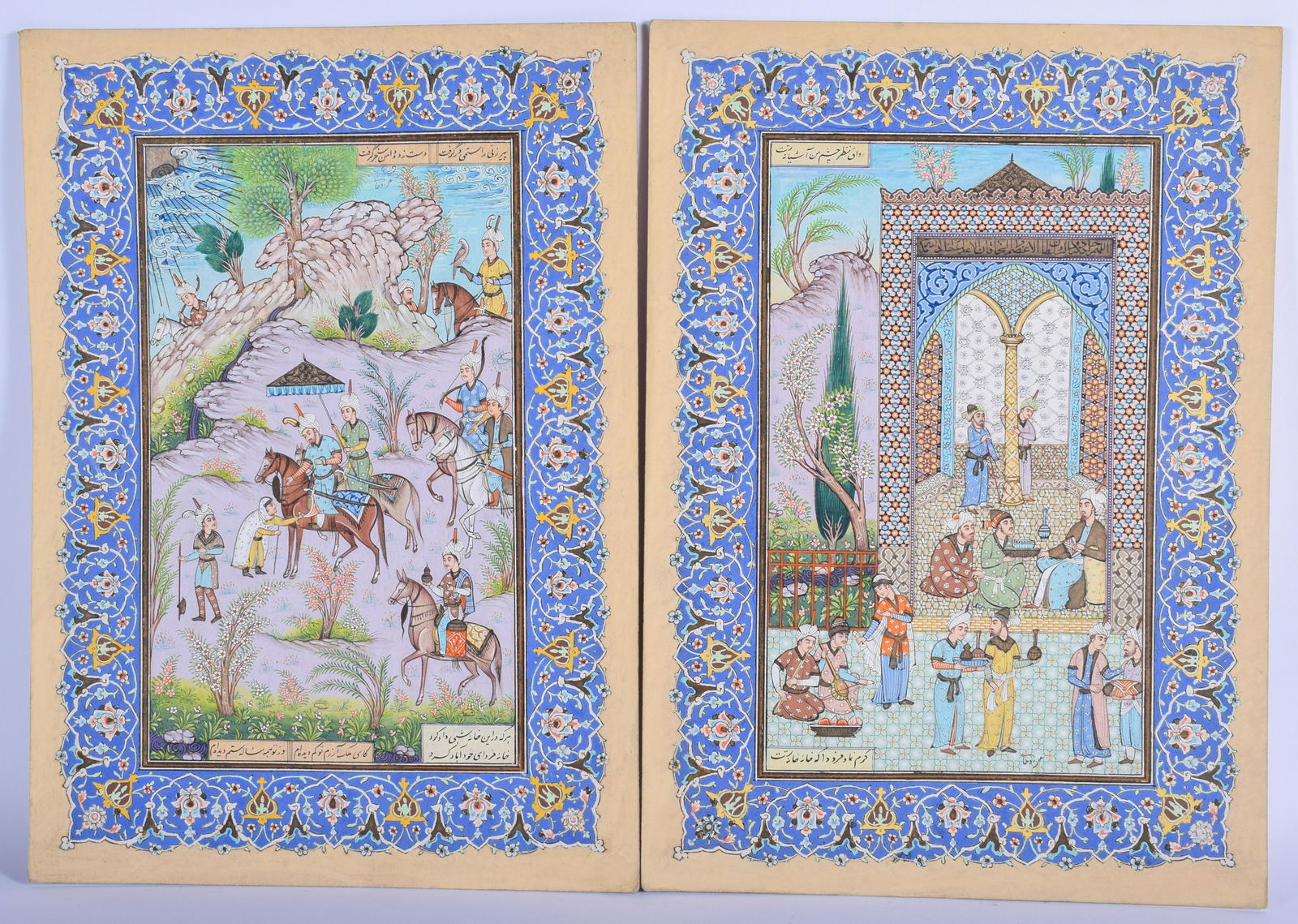 A SET OF SEVEN EARLY 20TH CENTURY IRANIAN PERSIAN (1 of 18)