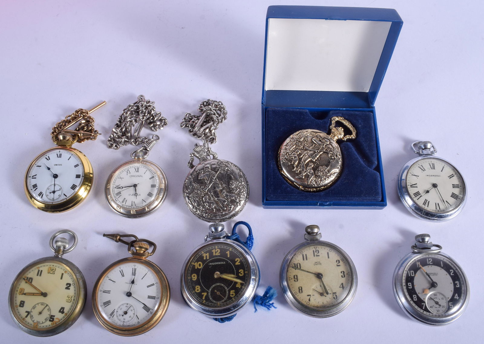 A COLLECTION OF VINTAGE POCKET WATCHES including (1 of 4)