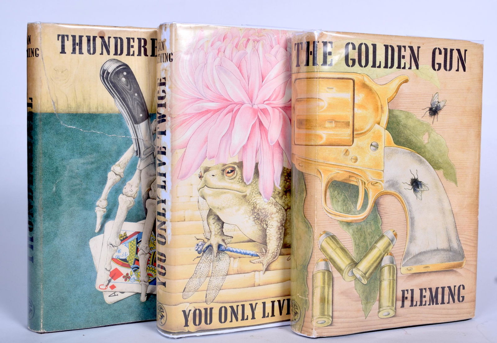 THREE JAMES BOND BOOKS BY IAN FLEMING, “The Golden (1 of 4)