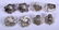 FOUR PAIRS OF VINTAGE DESIGNER SILVER EARRINGS. (8) - 2