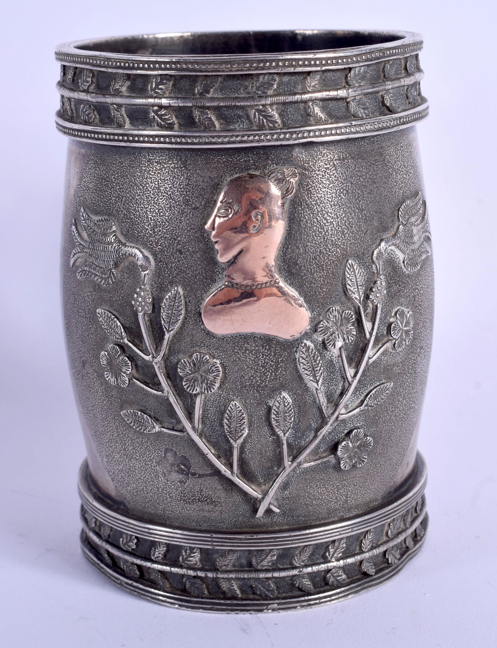 AN UNUSUAL 19TH CENTURY CONTINENTAL SILVER METAL (1 of 3)