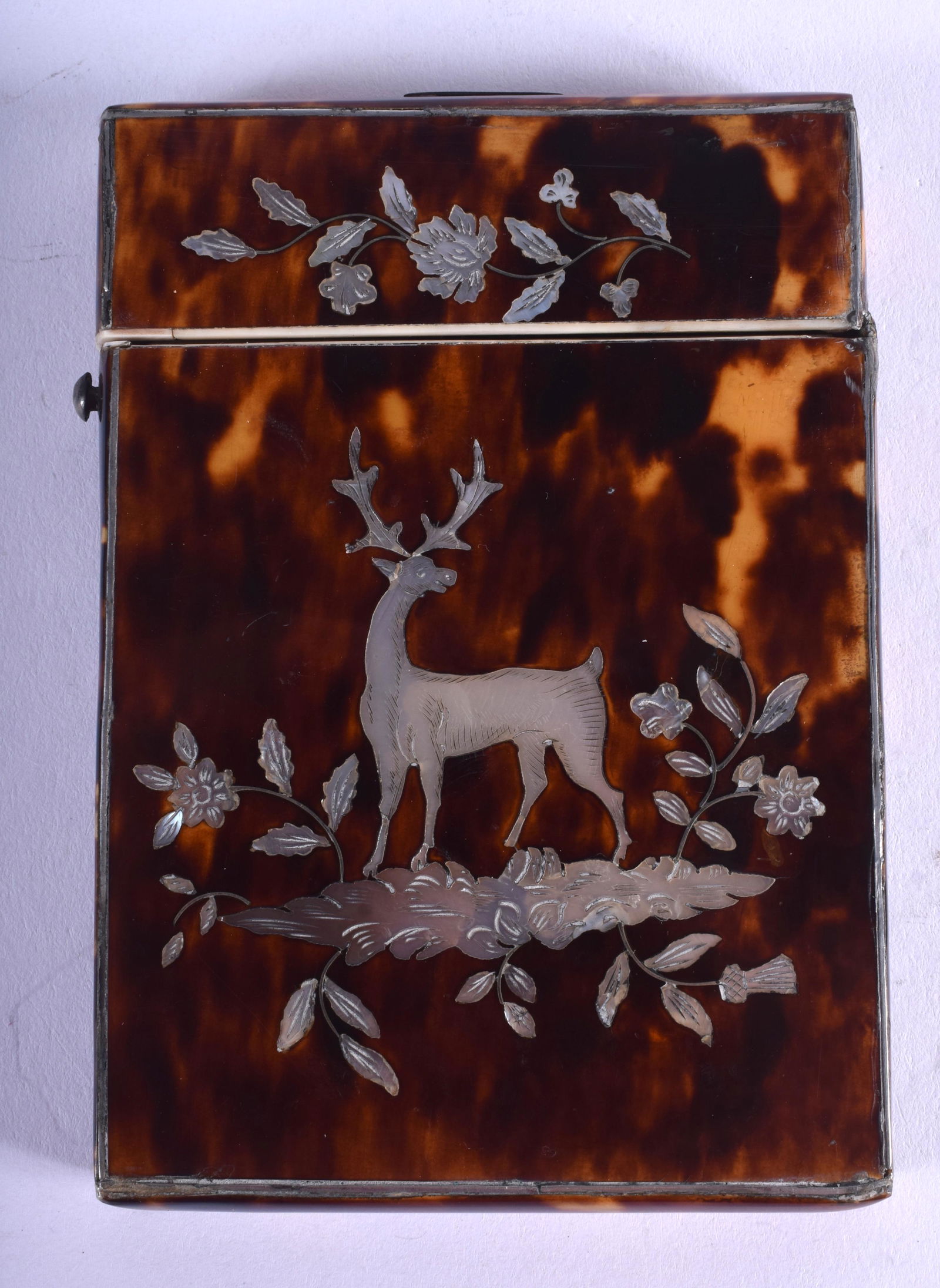 A 19TH CENTURY BAVARIAN BLACK FOREST TYPE TORTOISESHELL (1 of 3)