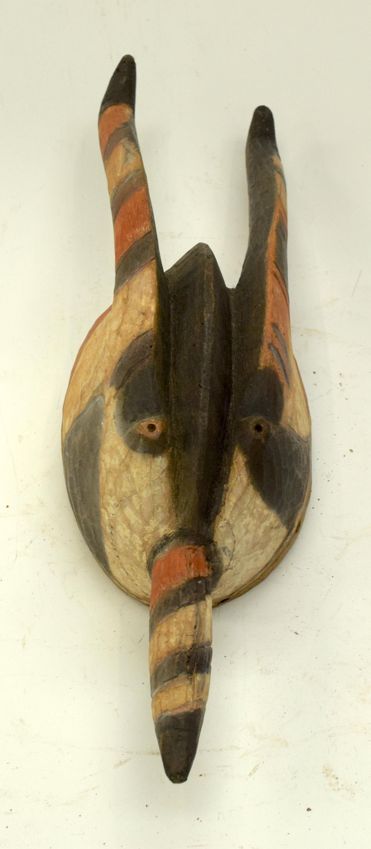 A TRIBAL MOSSI WAN NYAKA MASK (ANTELOPE).  Burkin (1 of 3)