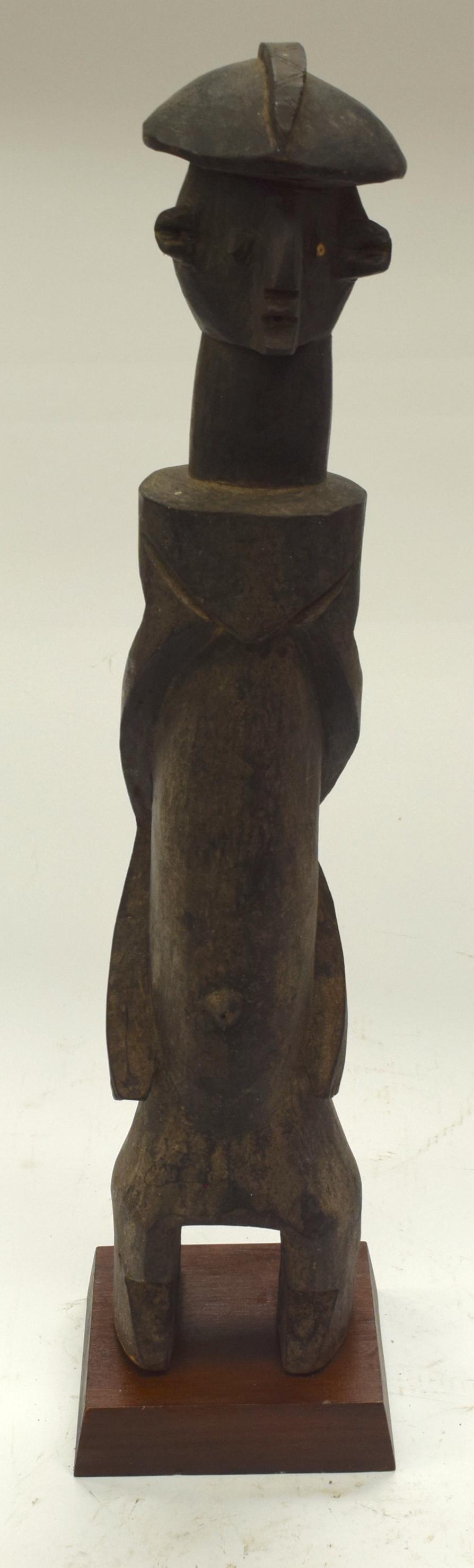 A NIGERIAN MUMUYE FIGURE, possibly Chamba (1 of 3)