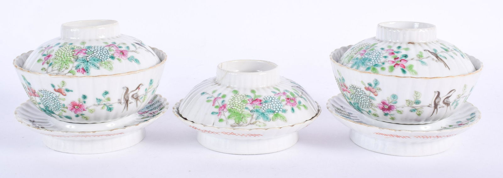 ASSORTED CHINESE GUANGXU PERIOD FAMILLE ROSE WARE (1 of 3)