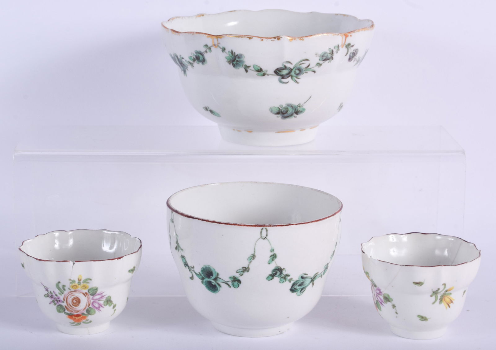 AN 18TH CENTURY BRISTOL BOWL together with another (1 of 1)