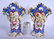 A LARGE PAIR OF 19TH CENTURY FRENCH PARIS PORCELAIN