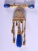AN UNUSUAL 19TH CENTURY CHINESE JADE GOLD AND LAPIS - 2