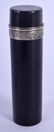 AN ANTIQUE SILVER MOUNTED LACQUERED LIPSTICK HOLDER. - 2