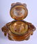 A 19TH CENTURY CHINESE CARVED AGATE CENSER AND COVER - 3