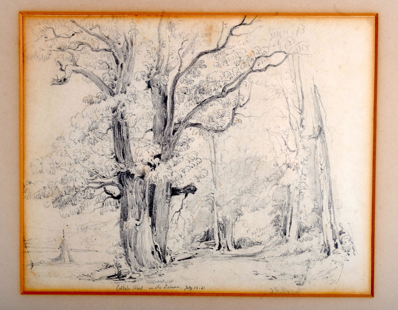 John Skinner Prout (1805-1876) 3 x pencil sketches,: John Skinner Prout (1805-1876) 3 x pencil sketches, assorted scenes. Largest image 26 cm x 20 cm. (3)