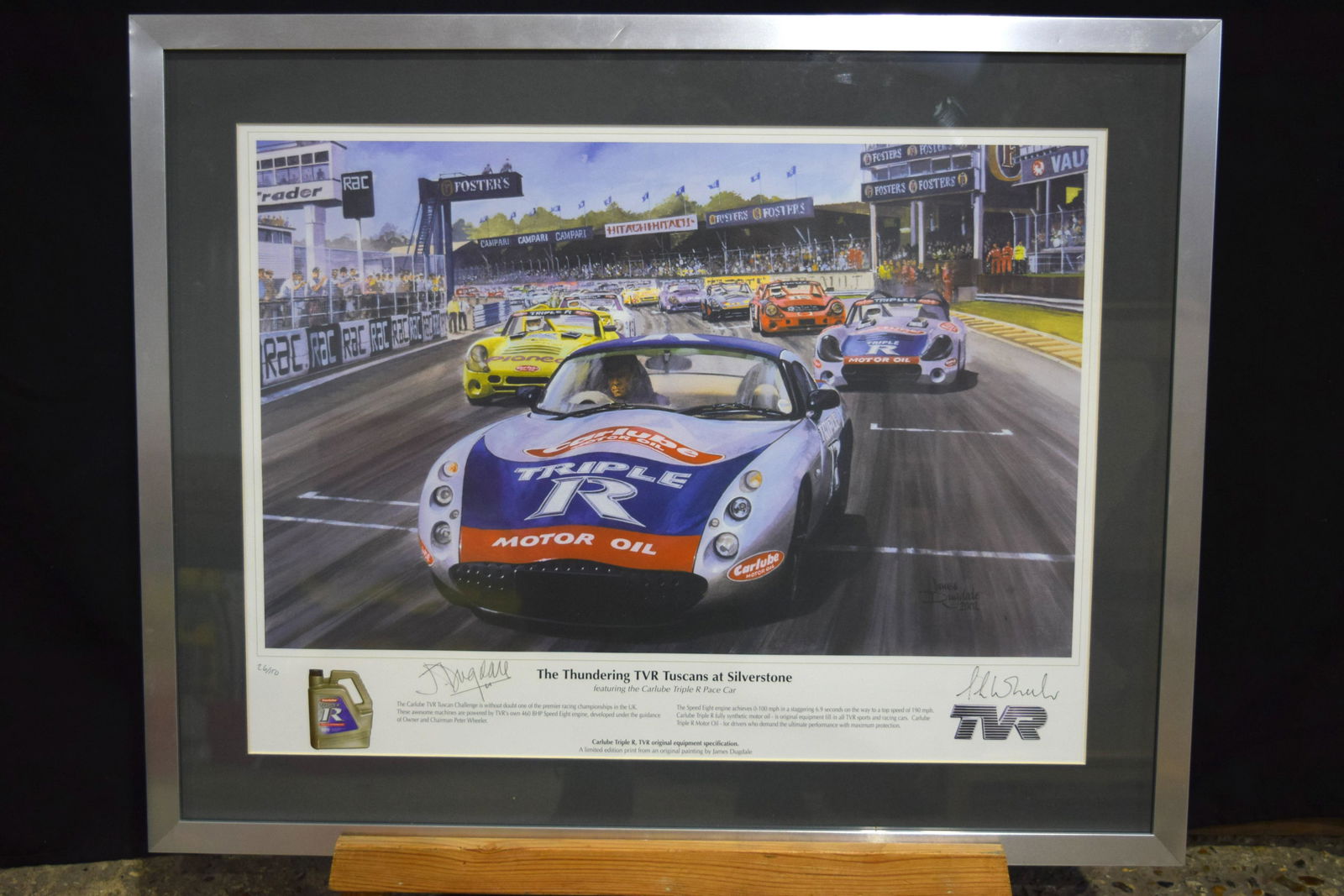 Framed Limited edition signed  print 26/150 James (1 of 3)