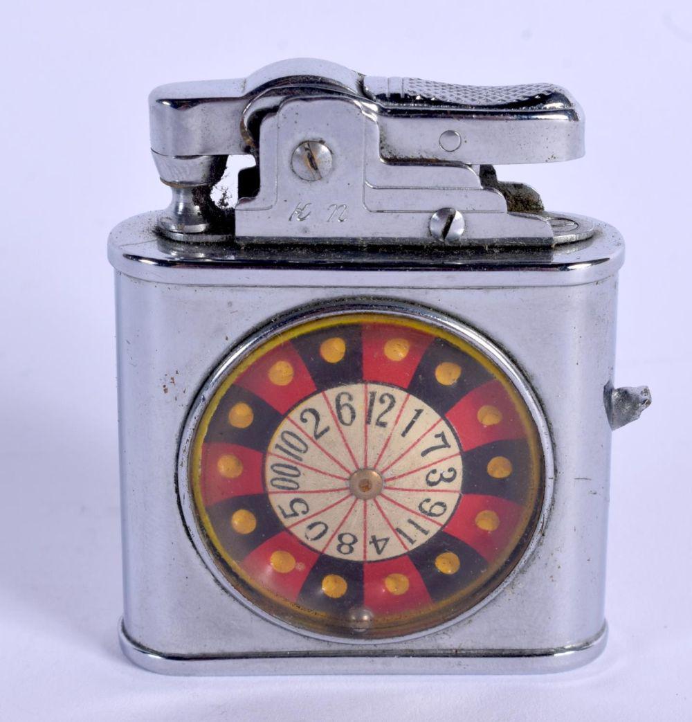 MONTE CARLO Cigarette LIGHTER Japan working ROULETTE Wheel